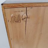 Danish vintage furniture with rosewood sliding doors Hundevad