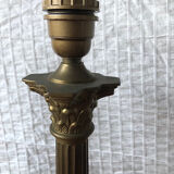 Pair of Corinthian column lamps Laura Ashley