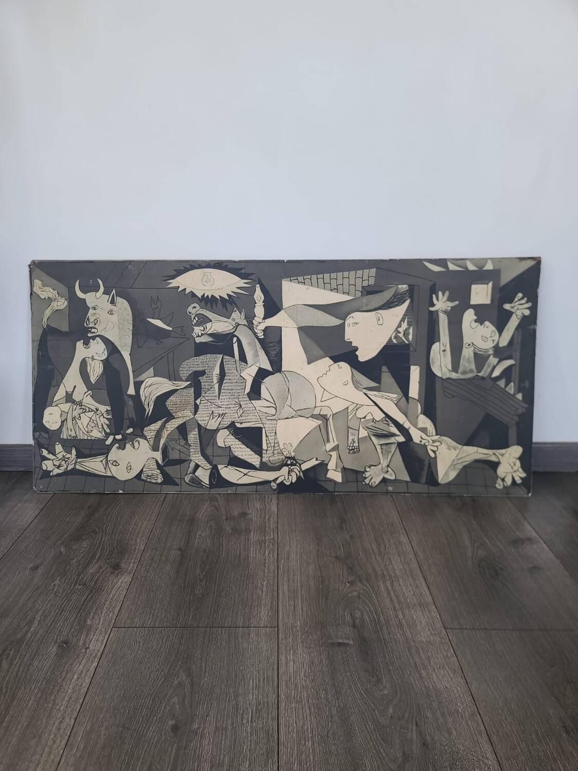 Wooden painting reproduction Picasso Guernica