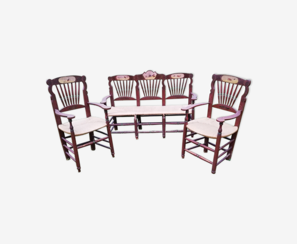 Ensemble de 2 fauteuils et canapé
