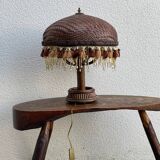 Vintage rattan lamp