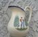 Broc verseur faience de St Clément décor de personnages