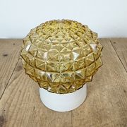 Vintage White Porcelain Ceiling Light, 1970s