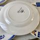 Set of 6 flat plates mismatched Digoin Sarreguemines