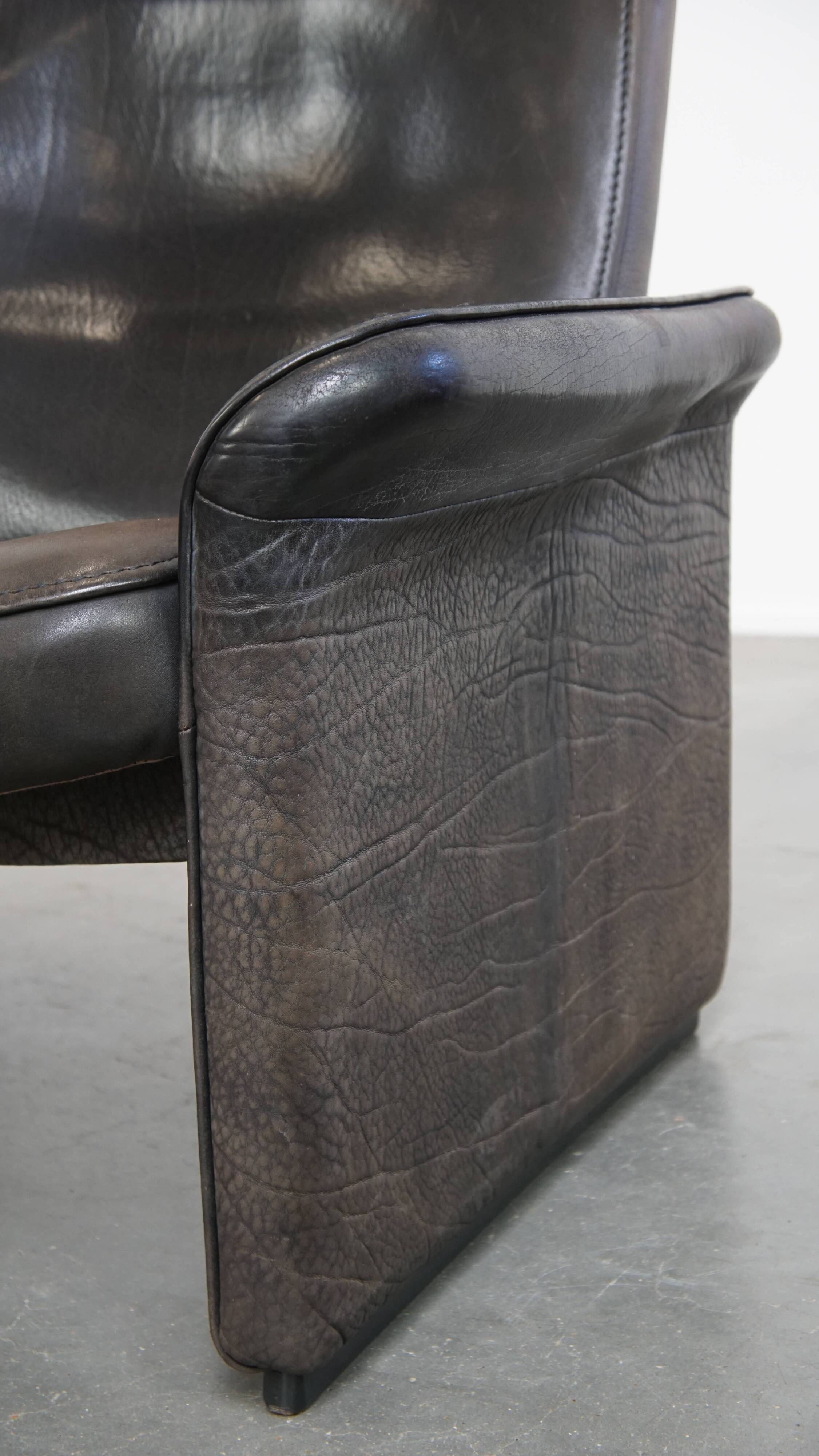 Vintage Leather Design Armchair by De Sede, Model DS50