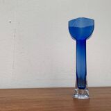 Vintage Glass Art Vase by Renate Stock for Sea Glasbruk, Sweden, 1970s