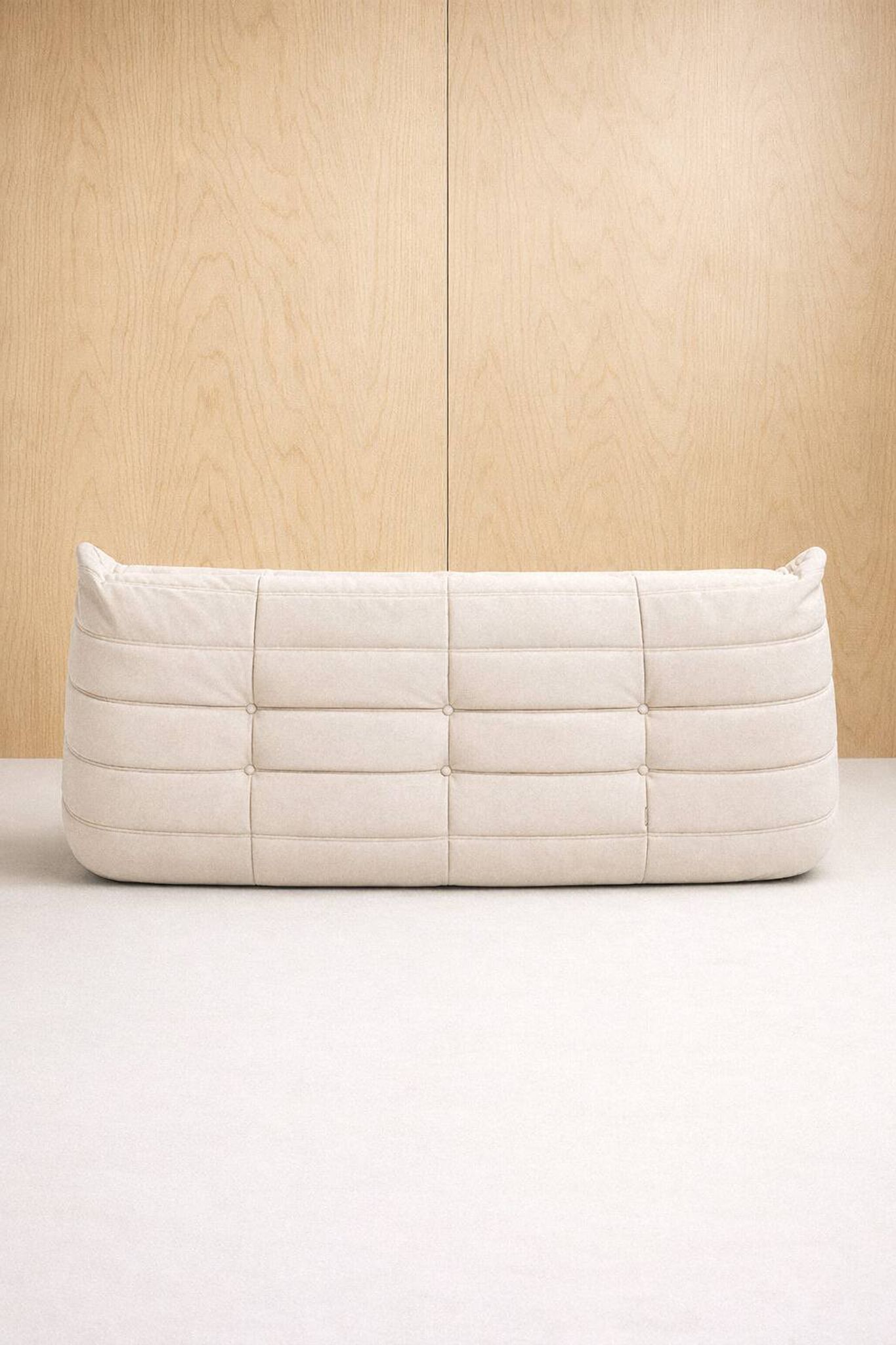 Togo 3-seater Ivory white Roset Michel Ducaroy