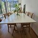 Vintage design table (Style Ouelette X Etch&Bolts) + Chairs