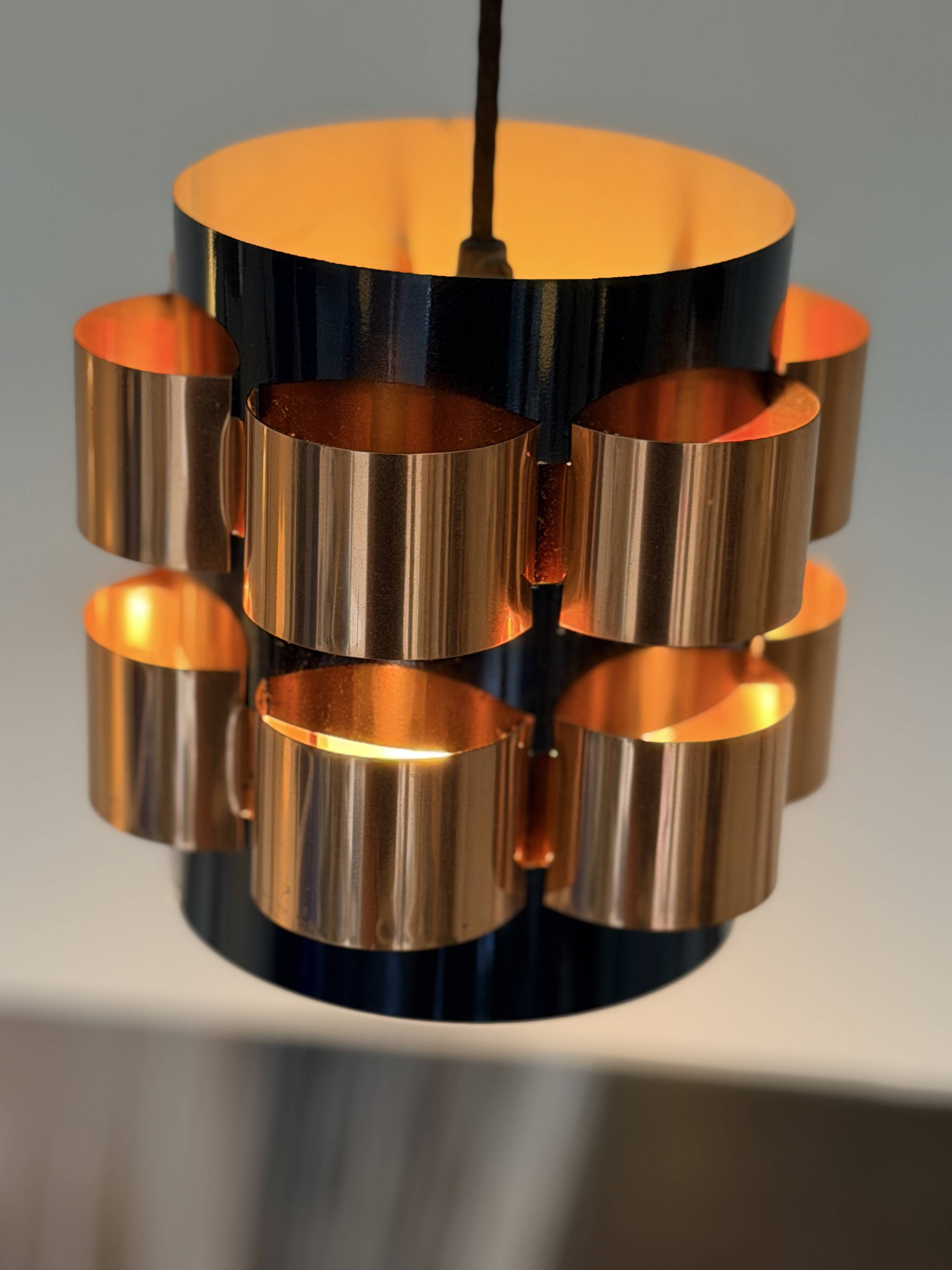 Vintage suspension by Werner Schou for Coronell Elektro, Denmark 1970s