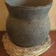African earthenware storage pot, Senegal 19th century