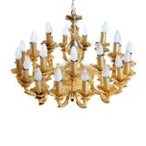 Lustre 24 lumières, Iran années 1950