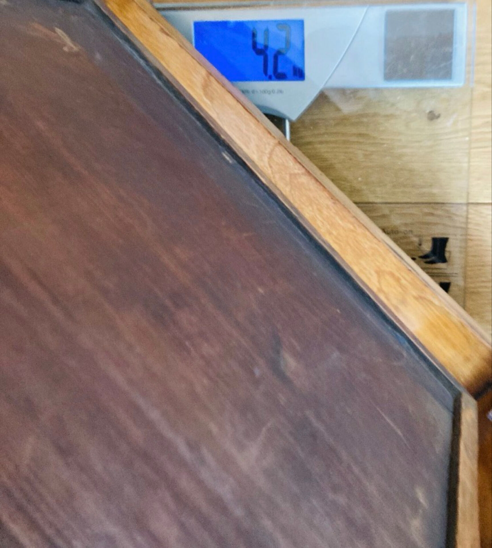 Coiffeuse de table barbière psyché Louis Philippe en noyer époque XIXe