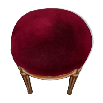 Tabouret en velours