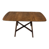 Ercol Old Colonial 377 Drop Leaf Dining Table Solid Elm Blue Label 1950s