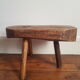 Vintage tripod stool low