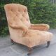 Large padded toad armchair