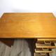 Vintage light wood desk – 1960s/70s – mid-century modern style