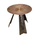 Large modernist candlestick for a large candle, Germany, 1970s.