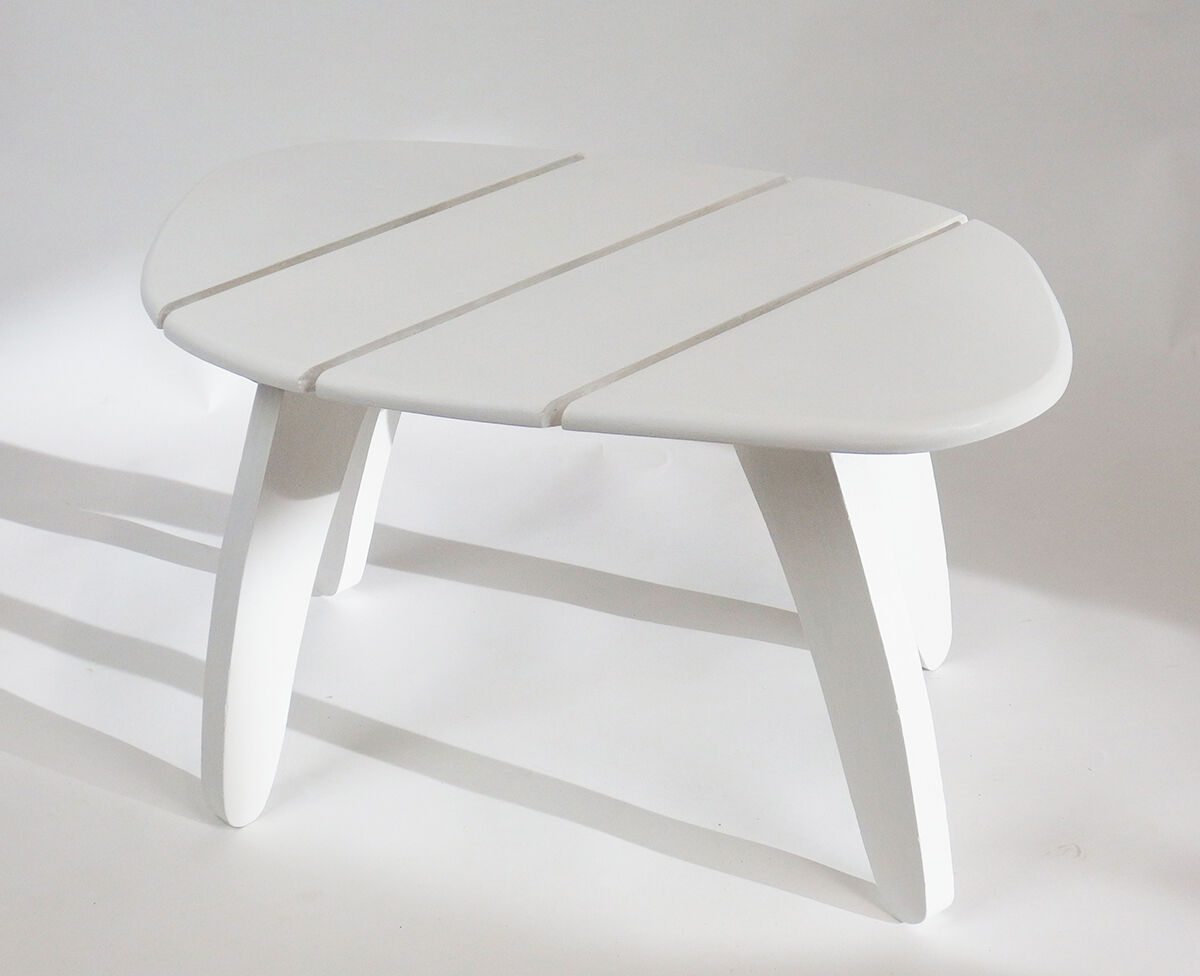 Three garden coffee tables by Huguonnet