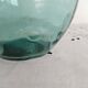 Greenish-blue Dame-Jeanne bottle, vintage French, Viresa