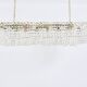 J.T. Kalmar Josef Frank 58" Zeppelin Crystal and Brass Chandelier, Vienna, 1950s
