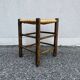 Tabouret ancien en bois massif
