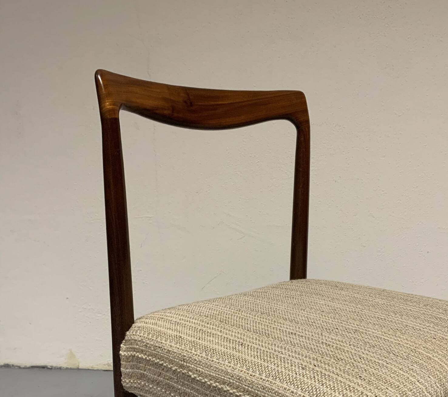 6x Palisander Dining Chairs by Lübke