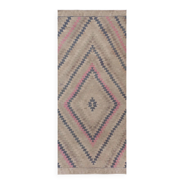 Tapis Kilim turc vintage tissé main