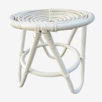 Rattan tabouret