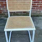 Set of 4 Cesca b32 model chairs in white
