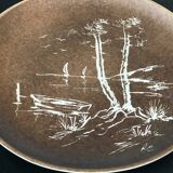 Plate signed Cazalas