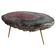 Table basse Arty par Von Pelt Atelier, fabriquée à la main avec une forme de géode rare.