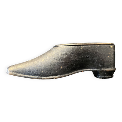 Tabatière Victorienne chaussure miniature, 19ème siècle, (1850, Angleterre)