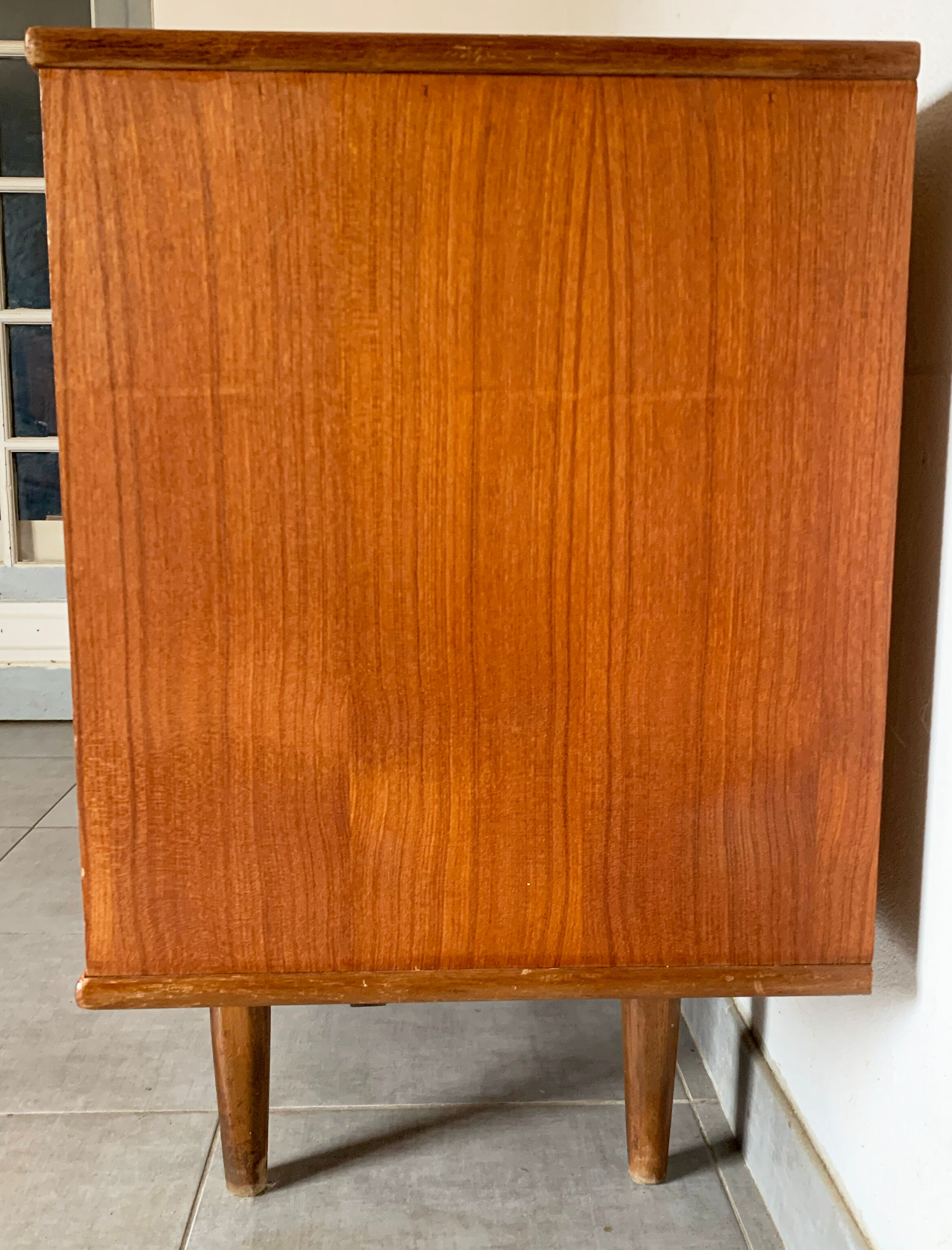 Vintage Scandinavian enfilade from the 60s in teak