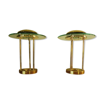 Pair of Saturn lamps 80s