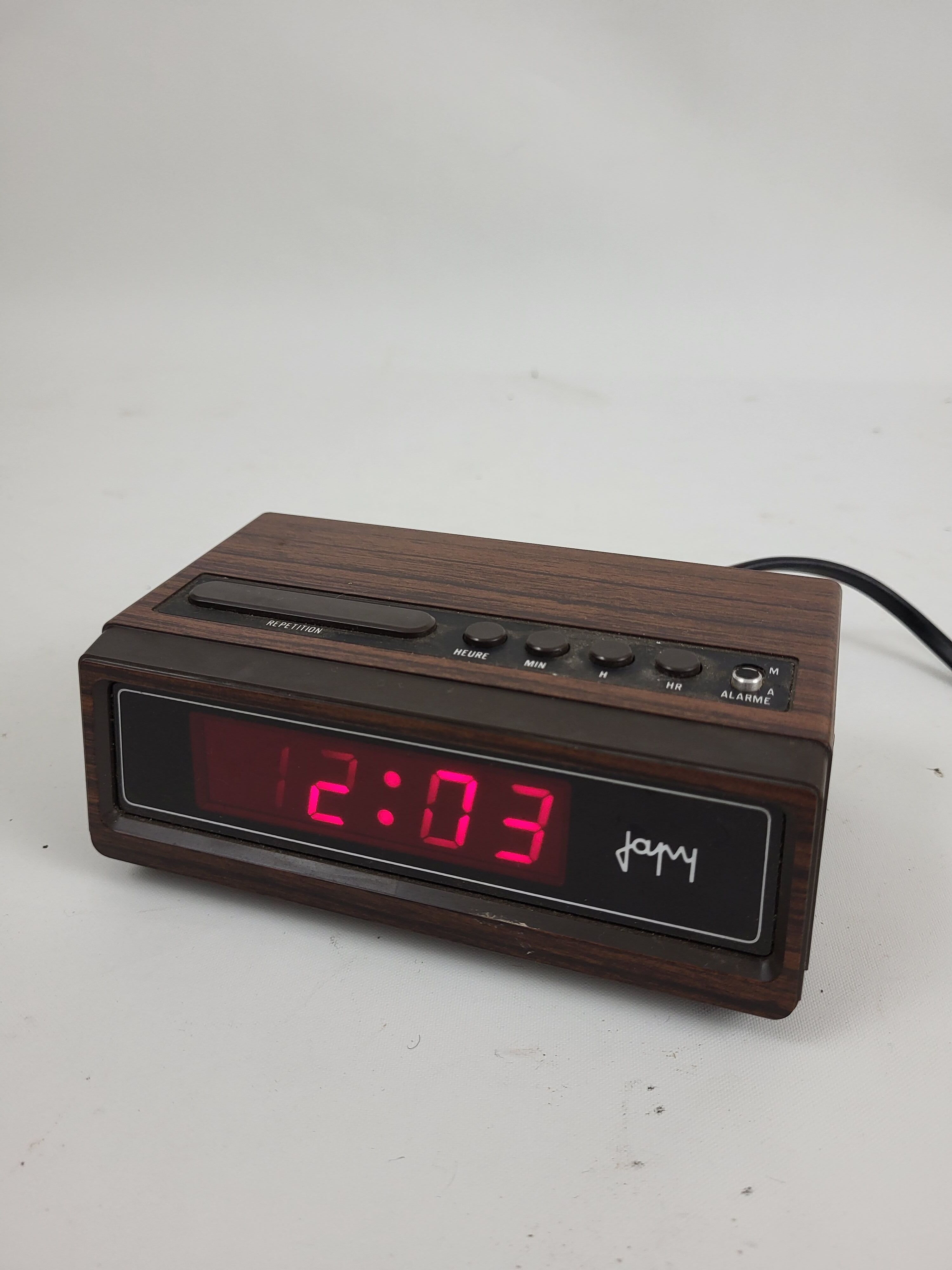 Vintage japy alarm clock 70s