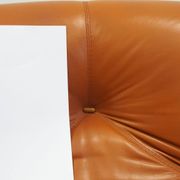 MP-13 armchair set by Percival Lafer in cognac leather.