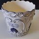 Very nice blue ceramic pot in good condition.