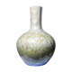 Grand vase globulaire porcelaine émaux cristallins Jingdezhen Zhi vintage