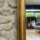 Antique Louis Philippe mirror gilded with gold leaf 146.5cm/98.5cm