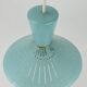Diabolo-shaped glass chandelier