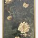 Painted panel of a still life in oil 90 x 27 cm
