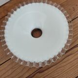 White opaline lampshade