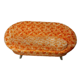 Vintage Bretz oval sofa