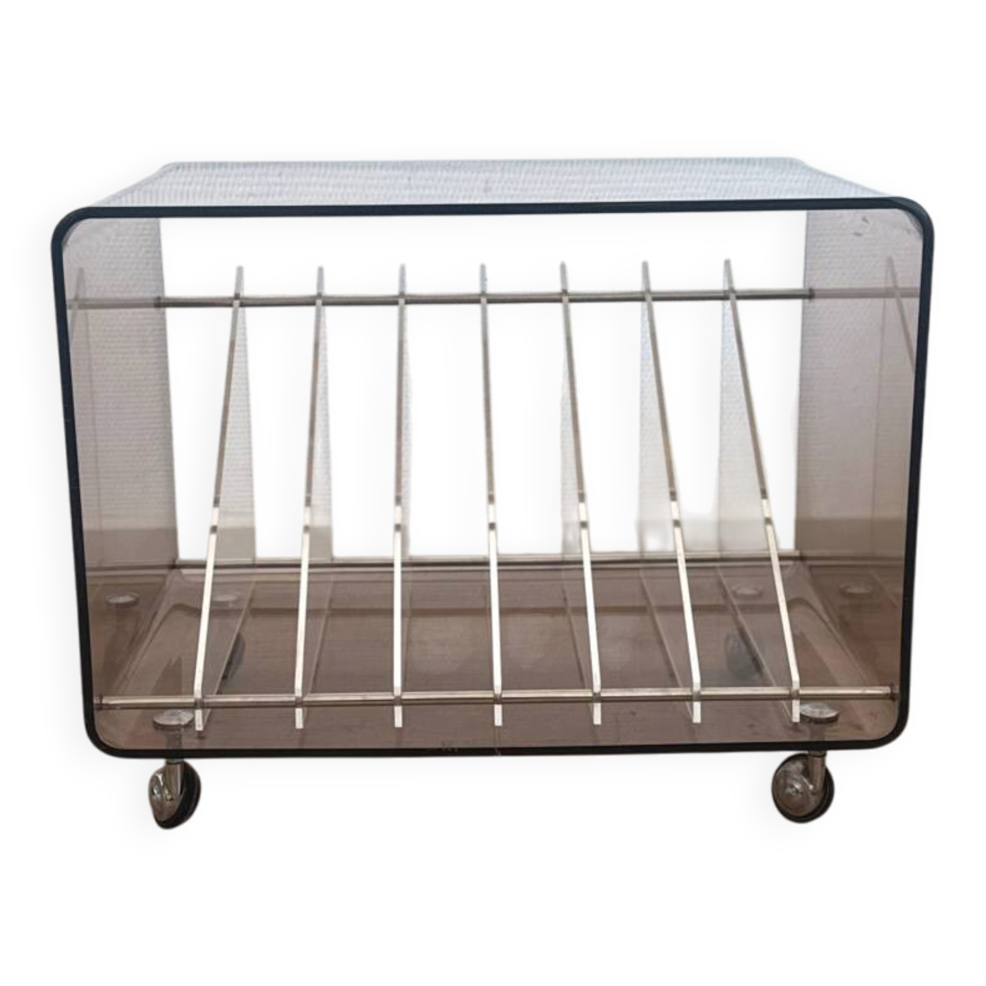 Coffee table / Hi-fi vinyl unit Michel Dumas