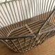 Country wrought iron harvest basket 1930