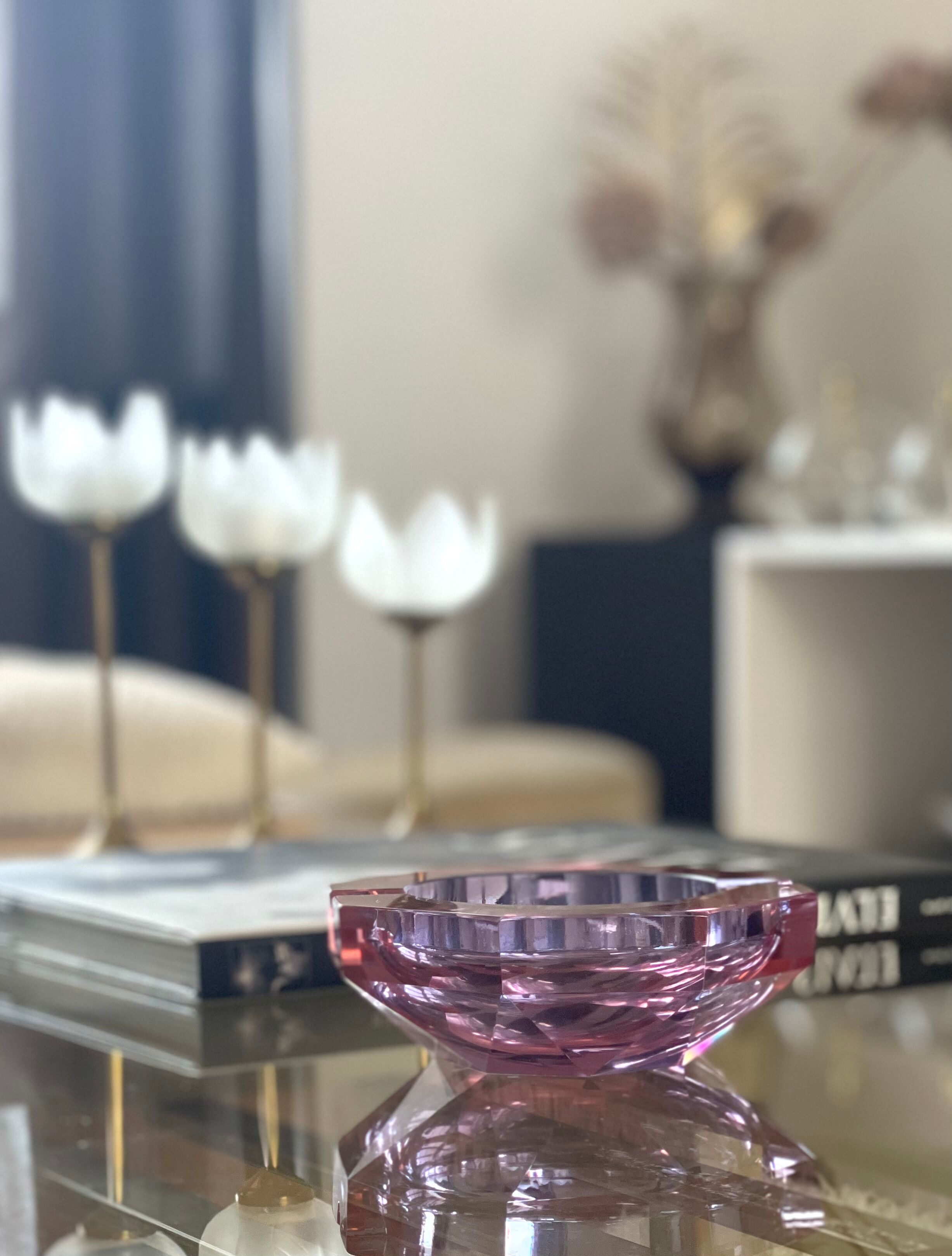 Crystal ashtray 1970