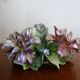 Flower candle holder in faience Old Capodimonte