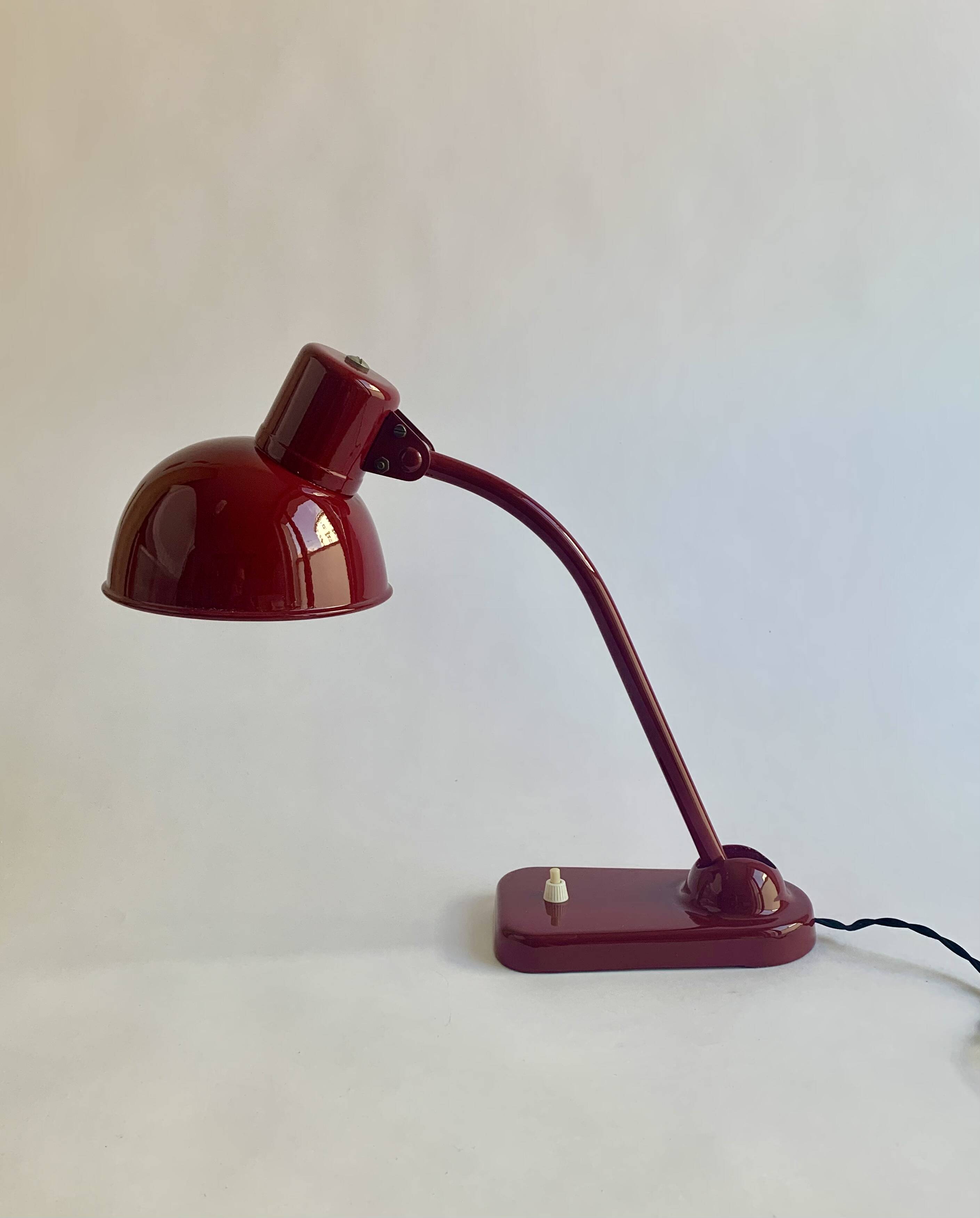Bauhaus desk lamp, Germany, 1940s