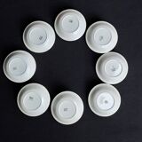Set of 8 Boch La Louvière soup plates - Argenteuil series